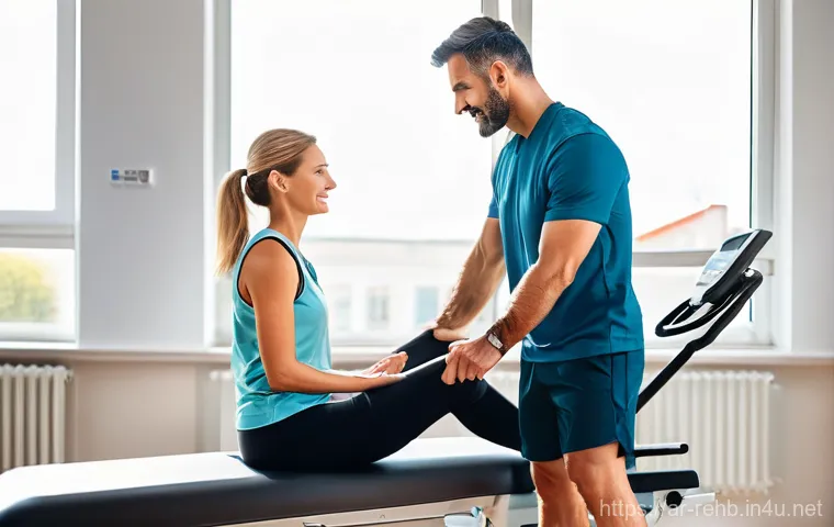 재활운동과 요가 차이 - Prompt 1: The Journey of Rehabilitation and Recovery**