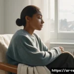 골절 재활치료 성공 사례 - **Prompt: Psychological Resilience and Hope**
    A bright, uplifting image of a young adult (gender...