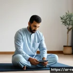 골절 후 재활 과정 - A detailed and culturally sensitive scene of a Middle Eastern adult male patient in traditional mode...