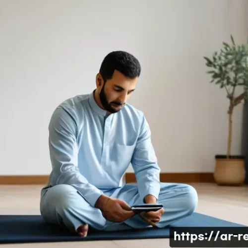 골절 후 재활 과정 - A detailed and culturally sensitive scene of a Middle Eastern adult male patient in traditional mode...